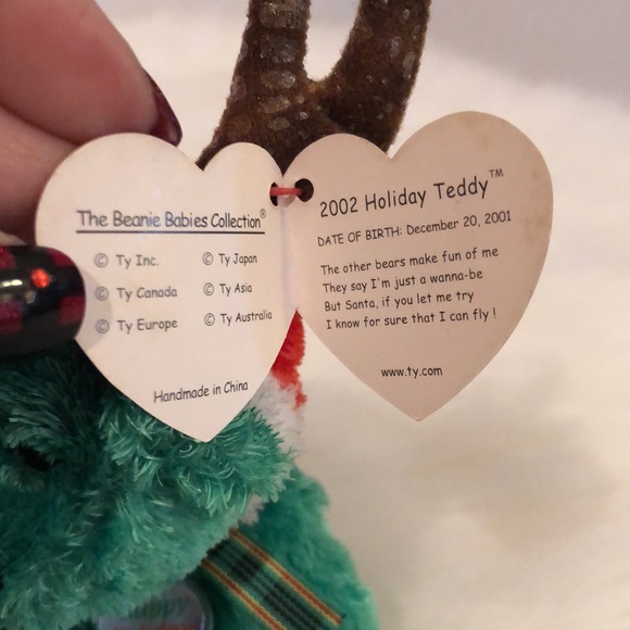 Ty Holiday Bears Set of 3 - Picture 4 of 4